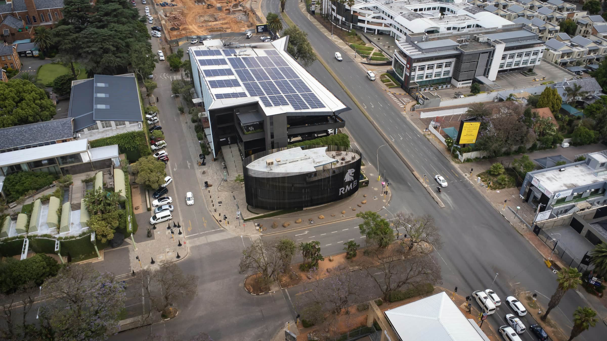 Commercial rooftop solar, Rosebank, Johannesburg, South Africa