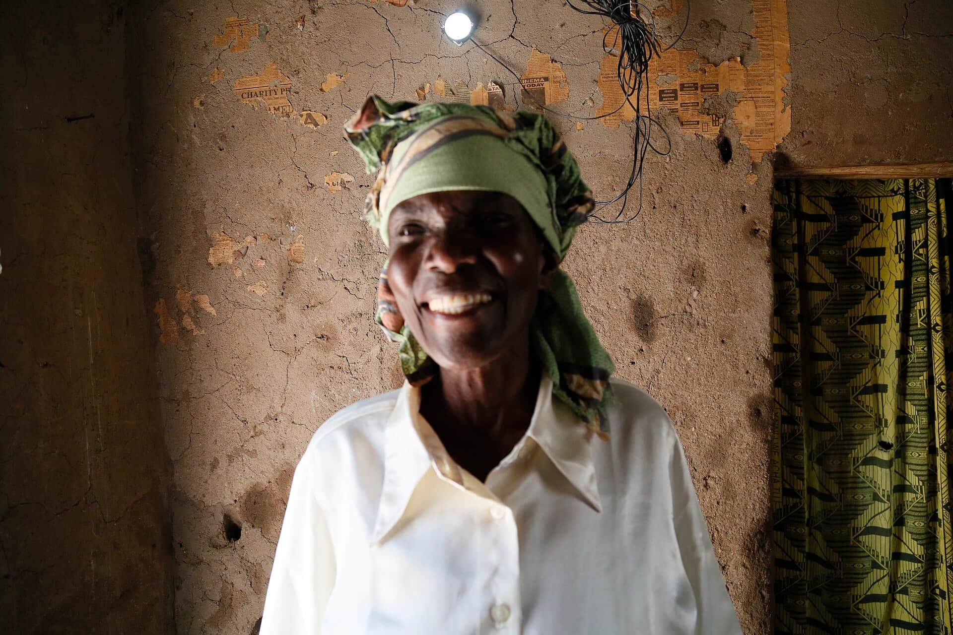 Elizabeth Mukwimba with pay-as-you-go solar, Tanzania